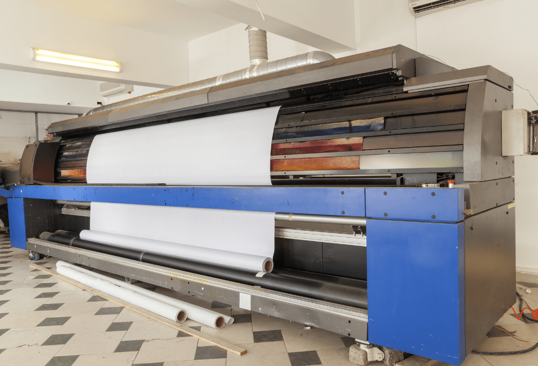 Commercial marketers using large printer to maximise their ROI 